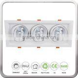 New Product 3 Heads Down Light 3x15W 45W Square Led Grille Downlight CE&ROHS 3 Years Warranty thumbnail-6