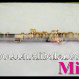Woodwind Instrument Semi automatic Oboe wtih golden plated keys