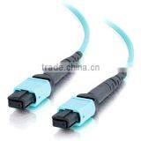 10m MTP 10Gb 50/125 OM3 Multimode LSZH PVC Fiber Optic Assembly Ribbon Cable