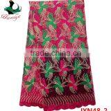 New Arrival French Net Lace Fabric, African Tulle Lace Fabric With Stones JYN48 thumbnail-2