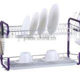 22 Inch 2 Tier Kitchen Dish Rack