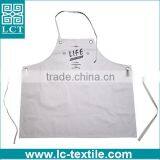 Upscale Urban Style 100% Cotton Canvas Cheap Adult White Color Bib Apron thumbnail-3