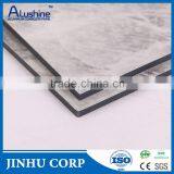 Alushine Wooden Texture or Marble Ceiling Panels Aluminum Composite Panel Decorative Construction Materials thumbnail-3
