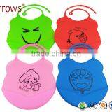 Silicone Baby Apron Good Quality Made in China Fancy Baby Dress Cartoon Frock Design for Baby Girl