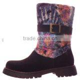 Cheap Boots for Girls With Strap and Buckle Decoration in Guangzhou thumbnail-1