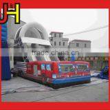 Hot Sale Outdoor 0.55mm PVC Tarpaulin Inflatable Wipeout Water Slide thumbnail-5