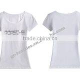 Girl's Hot Fix Rhinestone Slim Short Sleeve T-shirts for Promotion thumbnail-3