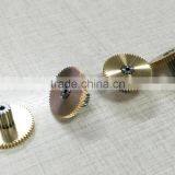 Hobbing Gear Machines Precision Double Round Brass Telescope Gearbox Gear