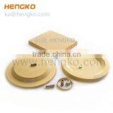 0.5~300 Microns Sintered Porous Bronze Filter Plate thumbnail-1
