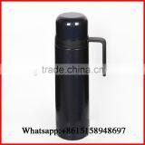 Stainless Steel Double Wall Thermo Flask With Straw Handle 1000ml Portable Thermos Jug Bottle OEM Welcomed thumbnail-4