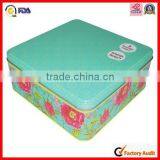 Glossy Square Decorative Cake Tin Box thumbnail-5