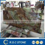 Green Onyx Backlight With Glass for Wall Panel Bar Top thumbnail-1