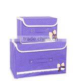N490 New Arrival Household Non Woven Box Foldable Storage Box thumbnail-6