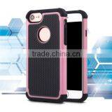 3 in 1 Back Cover Football Pattern Phone Shell TPU + PC Phone Case for IPhone 7 thumbnail-3