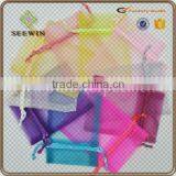 2016 Hotsale Cheap Organza Holiday Gift Round Pouch Drawing Bags for Jewelry thumbnail-3