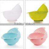 Wholesale Stock Vegetable&Fruit Draining And Storing 2 In 1 With Cover Kitchen Plastic Cleaning Baskets thumbnail-3