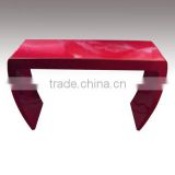 High Quality Best Selling Metallic Red Rectangle Table From Vietnam thumbnail-1