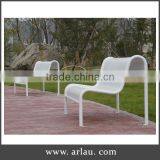 Decorative Comfortable Metal Outdoor Bench thumbnail-1