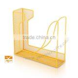 2016 Hot Sale Wrought Iron Magazine Rack/"L "Magazine Rack/antique Iron Magazine Rack thumbnail-1