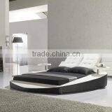 Hot Selling Soft Modern Leather Bed With Speaker thumbnail-1