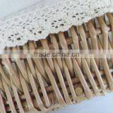 Food Grade Decorative Heated Willow Bread Basket With Linning for Sale thumbnail-3