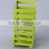 Home Decoration Candlestick/hollow Out Design Iron+Glass Candle Holder thumbnail-2