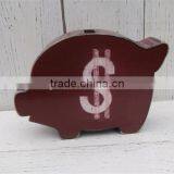 Hot Sell Wooden Piggy Bank All Wood Hand Made Made in China thumbnail-1