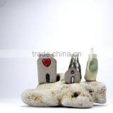Little Village Sculpture , Rustic Home Decor , Beach Houses thumbnail-3