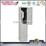 Factory Direct Sale Clothes Cupboard Design Steel 2 Doors Locker thumbnail-3