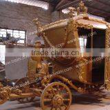 2017 New Royal Golden Cinderella Pumpkin Horse Carriage Celebration Wedding Carriage (BG11-M053) thumbnail-4