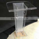 Custom Foldable Design Acrylic Podium Speaker Stand thumbnail-1