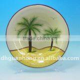 White Round Plates Dollhouse Miniatures Ceramic Supply Deco