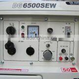 100% Copper Wire 5KW Electric Start Single/three Phase Sound Proof Diesel Generators Welding Machine thumbnail-5