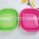 Good Quality Portable Folding Bowl Silicone Collapsible Pot