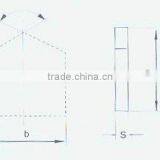 Chopping Bit for Drilling the Equipment Installation Holes in Brick,stone and Concrete Wall--Pentagon