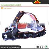 Boruit Reacharageable Waterproof Bicycle Headlamps Led 1600Lm 5 Mode Led Sport Headlamp thumbnail-1