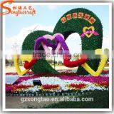 2016 Chinese Boxwood Hedge Artificial Landscape Topiary for Garden Decoration thumbnail-2