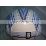 Women Hat and Cap With Straight Line Printing on Fabric thumbnail-3