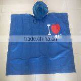 Waterproof Portable Kids PVC Raincoat/rain Poncho With Hood and Print thumbnail-6