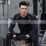 Wholesale Fashionable Long Sleeves Dry Fit Men Fitness Shirts With Custom Brand Printing thumbnail-1