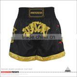 Mens Professional Embroidered Satin Muay Thai Grappling Shorts thumbnail-2