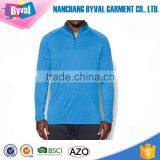 Long Sleeve UPF 30 Sports Gym Fitness Highneck 1/2 Zip t Shirt Performance T-shirts thumbnail-5