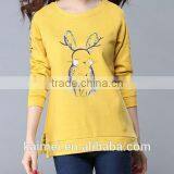 Eco-friendly Quick Dry Hot Design Factory Produced Best-selling High Quality Cvc Printed Sweatshirt CVC(80/20) thumbnail-3
