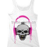 China Custom Printing 100 Cotton Stringer Tank Top Women thumbnail-6