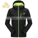 2016 New Style Waterproof Windproof and Breathable Men Hoody Softshell Jacket With Fleece Lining thumbnail-1