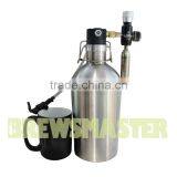 ULTIMATE Double Wall Insulated Beer Growler -2L Drafto Kit thumbnail-6