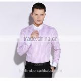 Classic Fashion 100% Cotton White Collar & Cuff Long Sleeve Shirt Dress Men thumbnail-3