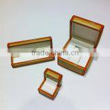 Round Corner Wooden Leather Jewelry Box Sets thumbnail-2
