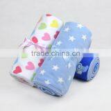 Knitting Foldable Stitched Polar Fleece Plaid Blanket thumbnail-5