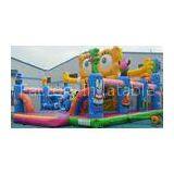 Large Outdoor Inflatable Fun City Castle Combo Bounce House For Kids